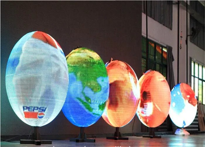 Night Club Special Shape P4 LED Display Screen Spherical Flexible LED Ball Screen